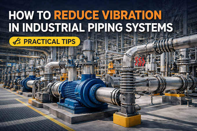 Reduce Vibration in Industrial Piping Systems