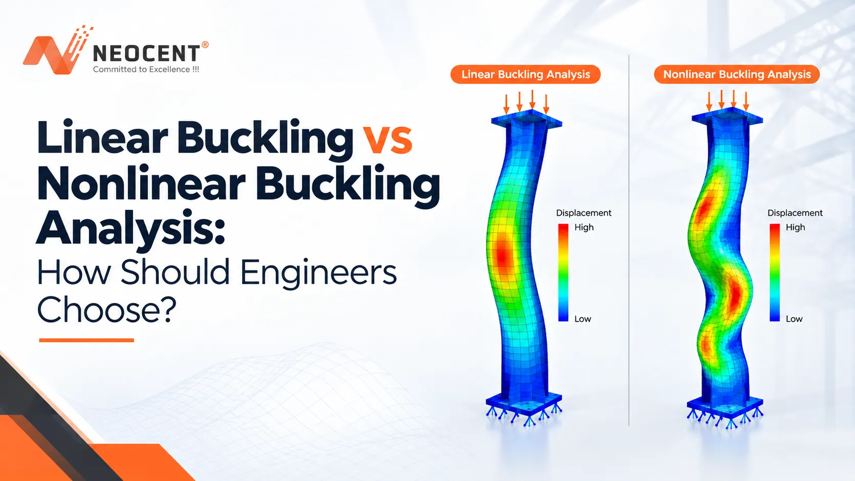 Linear vs Nonlinear Buckling